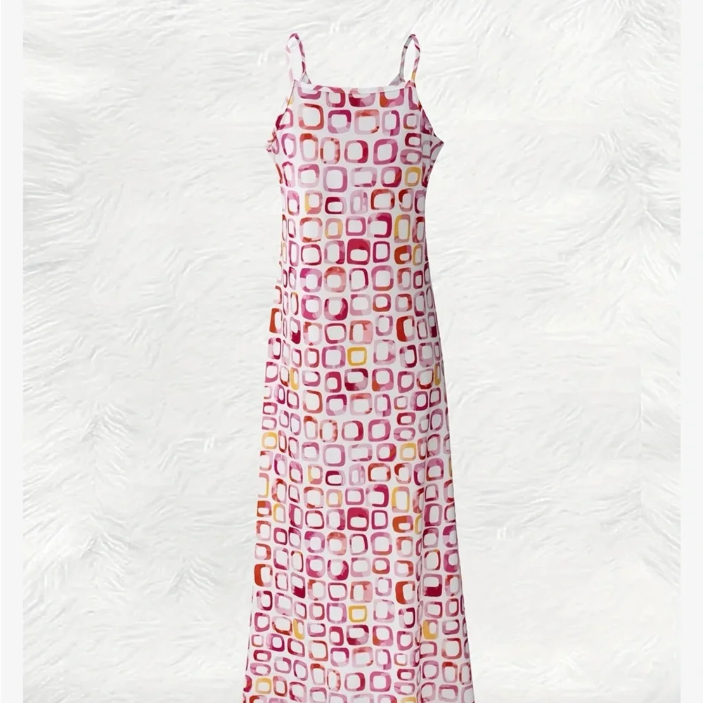 Colorful Geometric Maxi Dress - Picture 2 of 6